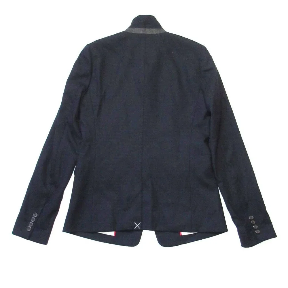 NWoT J.Crew Regent Blazer in Navy Wool Flannel Single Button Jacket 4T $198